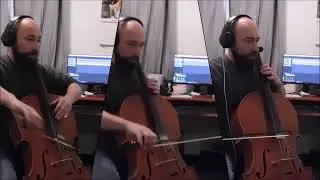 Eleanor Plunkett - by Turlough O Carolan, arranged for three cellos and performed by Greg Woodward