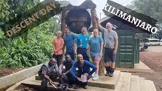 Descending Kilimanjaro