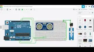 Arduino Smart Trash Can Lid | Ultrasonic Sensor and Servo Motor Automation (Tinkercad Simulation)