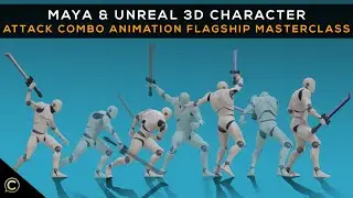 Maya & Unreal 3D Character Attack Combat Animation Masterclass Trailer