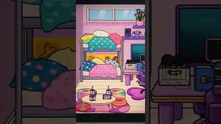 Toca Boca Purple Bedroom Design Idea 💜🌸