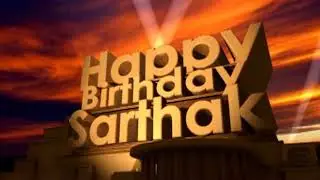 Happy Birthday Sarthak