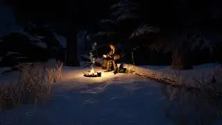 The Wintering [WINTER SURVIVAL GAME UE4] - warmth from the fire