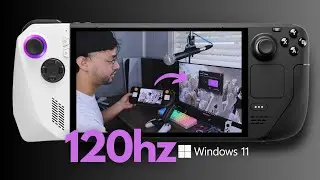 Steam Deck 120hz? (ROG ALLY HYPE)