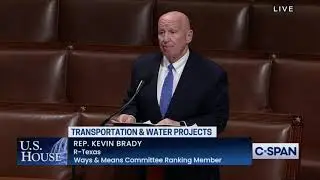 Rep. Brady Speaks in Support of His Amendment to Protect Taxpayer Dollars Against Reckless Spending