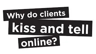 Why do salon clients kiss and tell online?