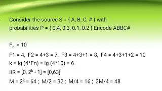 Integer Arithmetic Coding I Encoding I Arithmetic Coding I Encoding Techniques I Data Compression