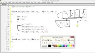 Merge Sort | Merge Sort in C | Merge Sort algorithm in C | Merge sort simple tutorial