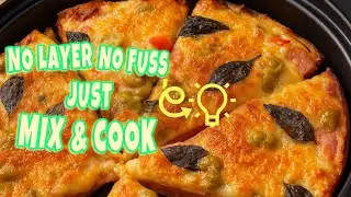 No Knead Pizza | No Oven Needed | Pizza Ready in 5 Minutes!