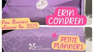 ERIN CONDREN- PETITE PLANNER- Unboxing My new planners  for my Business for 2025