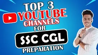 3 best Youtube Channel for SSC CGL Preparation | SSC CGL ki taiyari #ssccgl