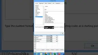 Hide Number Format in #microsoft  #excel #msexcel #shorts #computer #education