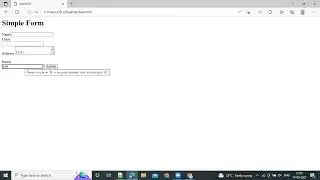 Email input text field in Form Using HTML | Email field control