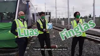 New Luas 55m Tram Now in Service