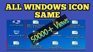 How to Fix Same Icon Problem | How to Restore Default Icons on Windows 11