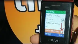 gfive u707 mobile me lock screen by end key kaise band kare !! how to disable lock screen by end key