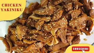 Menu sat set rasanya mirip banget ama yang di jual di resto,yukk bikin dirumah..#chickenyakiniku
