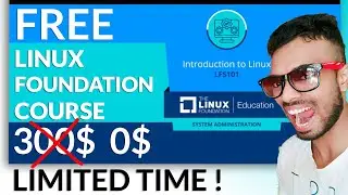 FREE 100% Linux Foundation Introduction to Linux LFS101 Course with Digital Badge
