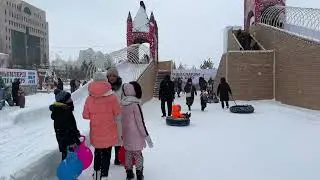 Горки на городской площади| Астана