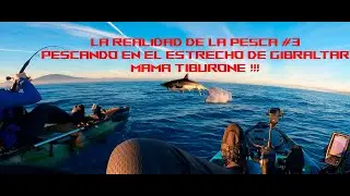 LA REALIDAD DE LA PESCA #3 PESCA EN KAYAK EN EL ESTRECHO DE GIBRALTAR, QUE FUE ESO ? MAMA TIBURONES!