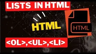 HTML List | List in html Ordered List |Unordered List| Web Development | Html Tutorial CodeMagnet