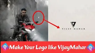 Make your logo like-Vijaymahar(VM) || vijaymahar logo editing in picsart