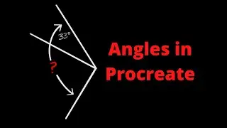 How to Draw and Measure Angles with Procreate