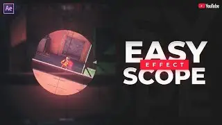 How To Create EASY 3D SCOPE EFFECT For Your Valorant/Bgmi Montage  | After Effect Tutorial