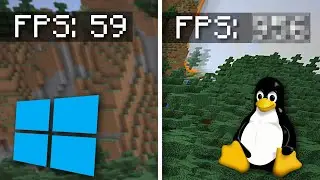 Сравнение ФПС в Майнкрафте Windows VS Linux