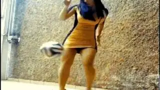 Sexy Women's Football Skills