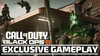 EXCLUSIVE - Third-person ZOMBIES gameplay on LIBERTY FALLS - from CALL OF DUTY NEXT #blackops6