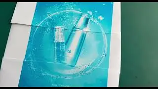 Advertising printer drawing how to splice