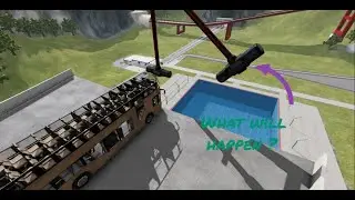 Cars Jumping Into Pool #2 -- BeamNG.Drive | beamng drive