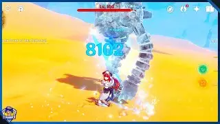 35 seconds of Freeze team with Nilou and Ayaka Team against Ruin Guard