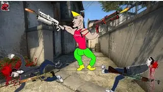 CS:GO Летаю на ПП-19 БИЗОН по Inferno