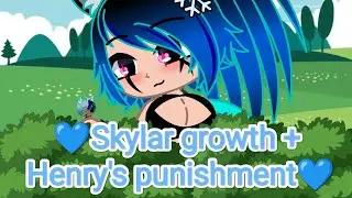 💙Skylar growth + Henry's punishment💙.Animation (Gacha club)