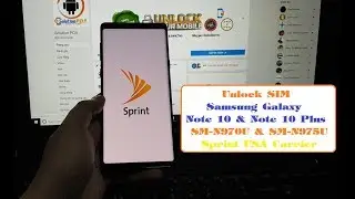 Unlock SIM Samsung Galaxy Note 10 Sprint Note 10 Plus Note 9 OK