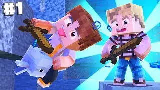 ВЫЖИВАНИЕ ПОД ВОДОЙ В МАЙНКРАФТ #1 / КРАФТИМ УДОЧКИ И ЛОВИМ РЫБУ ПОД КУПОЛОМ, ГОЛОДНОЕ НАЧАЛО!