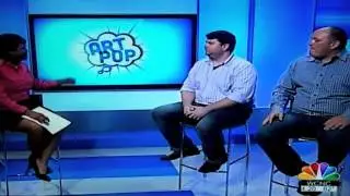 ArtPop Charlotte on NBC6 WCNC with John Horne and Thomas Haapapuro