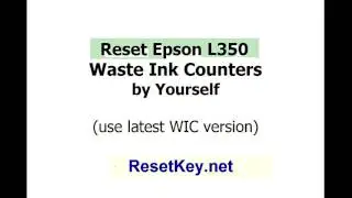 Reset Epson L220, L350, L355 ink pad at the end of their service life