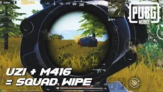 Uzi + M416 is too OP! - Pubg mobile ❤️