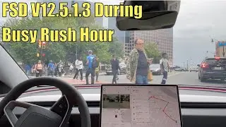 Can FSD 12.5.1.3 Handle Another Busy Rush Hour Traffic Drive?