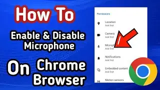 How Enable and Disable Microphone on Google Chrome Browser App