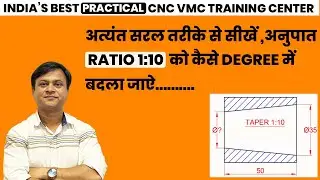 CNC THEORY FOR PROGRAMMING ON RATIO CONVERSION IN DEGREE|CNC PROGRAMMER