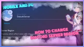 『How to Change Discord Server Region』『SwarsxTutorial』