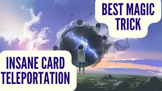 INSANE CARD TELEPORTATION MAGIC | BEST MAGIC TRICK @streetmagiciandude