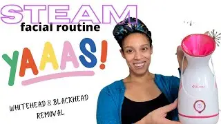 At Home Deep Pore Suctioning for whitehead and blackhead removal | Facial Steam Detox 2022