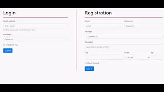Quick, Easy and simple way to design Login and registration page separator with bootstrap