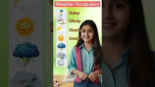 Weather Vocabulary #vocabulary #english #learnenglish #shorts #youtubeshorts #yt #weather #climate