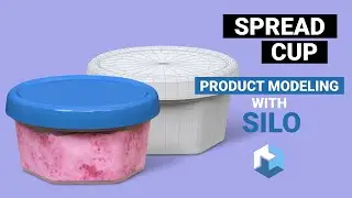 Product Subdivision Modeling #5: Spread Cup Packging.  Silo 3D